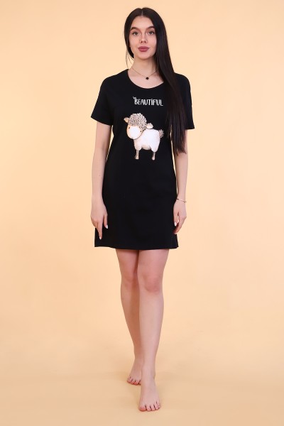 Женская ночная сорочка 42081 НТ черный