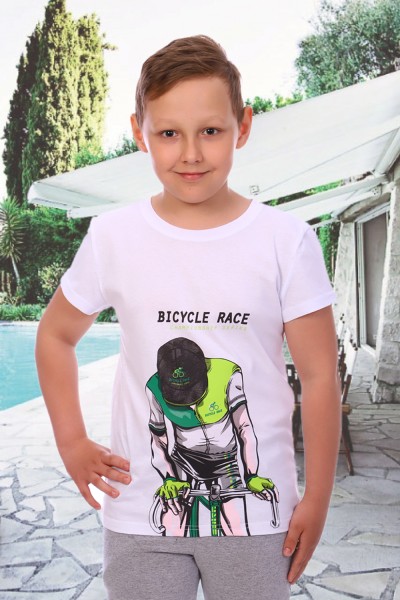 Футболка для мальчика 4627 НТ белый