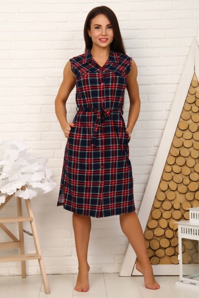 Халат Женский 6925 НТ красный