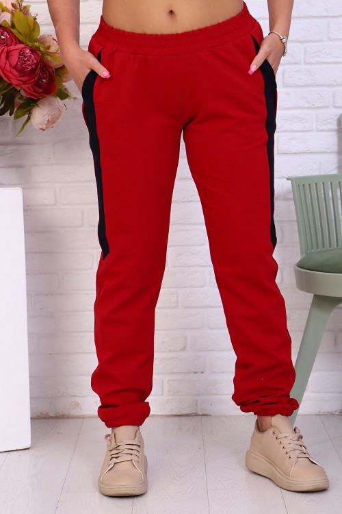 Женские брюки 11198 НТ красный