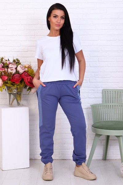 Женские брюки 11198 НТ голубой