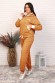 Женский костюм с брюками 27315 НТ горчица
