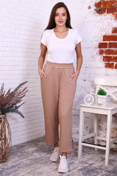 Женские брюки 12324 НТ песочный