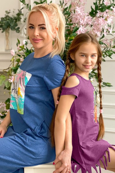 Платье для девочки 5055 НТ фуксия Платье для девочки 5055 НТ фуксия