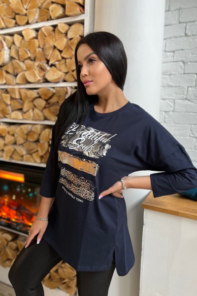 Женская туника 7288 НТ черный