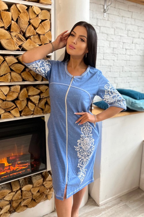 Халат Женский 8165 НТ джинс