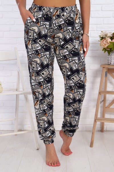 Женские брюки 36555 НТ коричневый