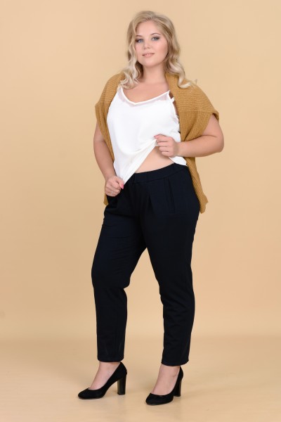 Женские брюки 4475 НТ темно-синий