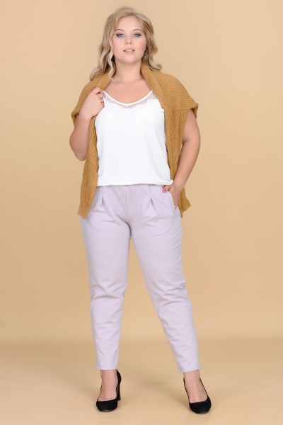 Женские брюки 4475 НТ светло-серый